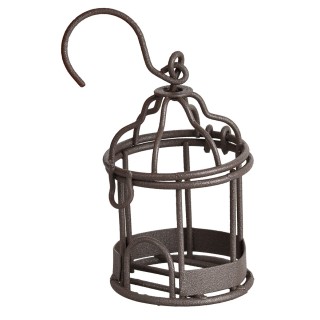 Openable metal cage with hook Ø 3.4 x 5.7 h