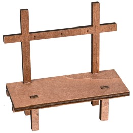 Wooden stall cm 12.5x5.2x12.5 h
