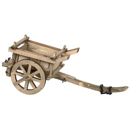 Carreta de madera cm 24x10,8x9,5 h