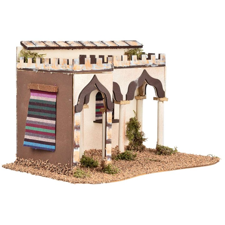 Arab palace with columns and arches cm 28x19.5x19 h