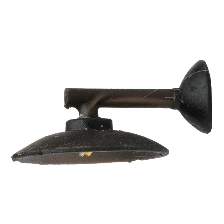 Wall lantern with 2 cm plate 12V.