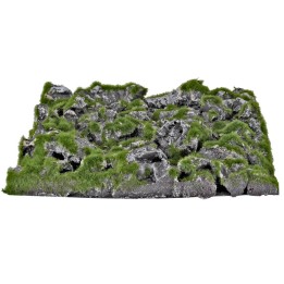 Alfombra de roca con musgo cm 30x30x2,5