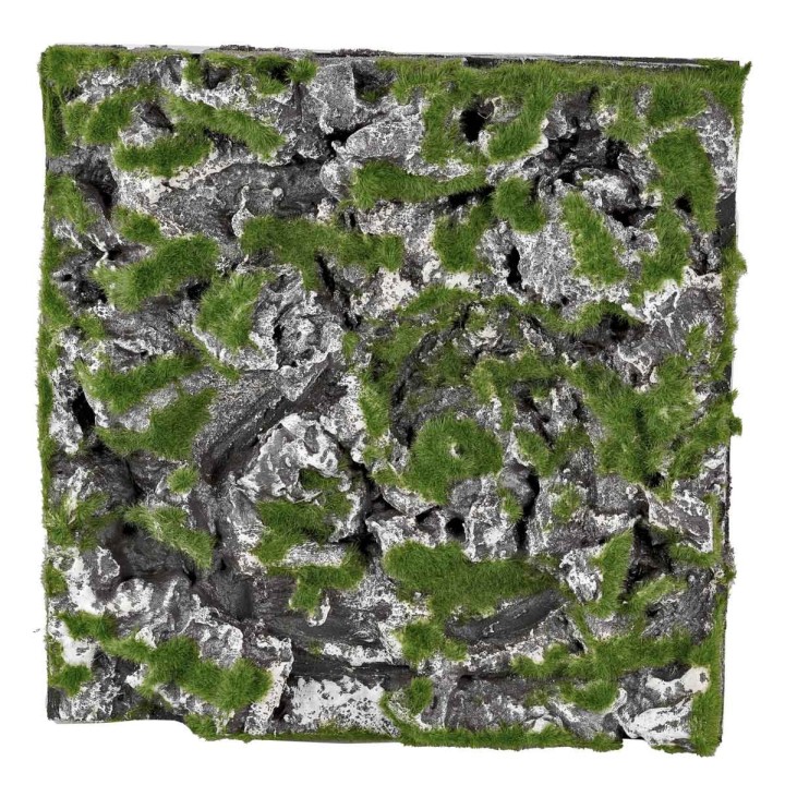 Rock carpet with moss cm 30x30x2.5