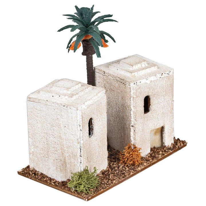 Casa araba con torri cm 12x7x12 h.
