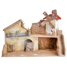 Pesebre de campo cm 33x18x22 h