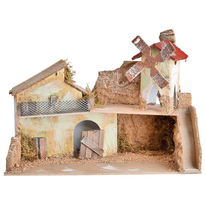 Pesebre de campo cm 33x18x22 h