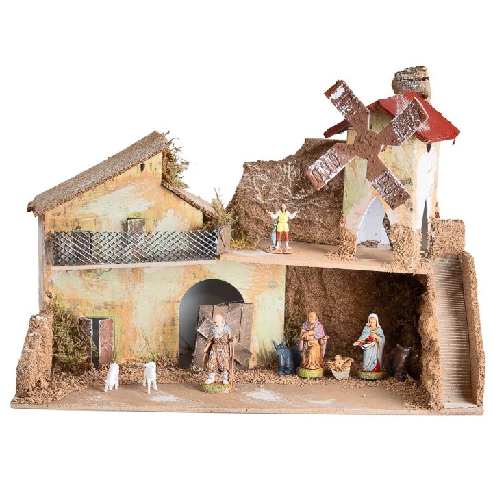 Pesebre de campo cm 33x18x22 h