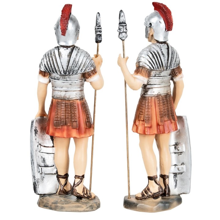 Conjunto de soldados romanos en resina 15 cm