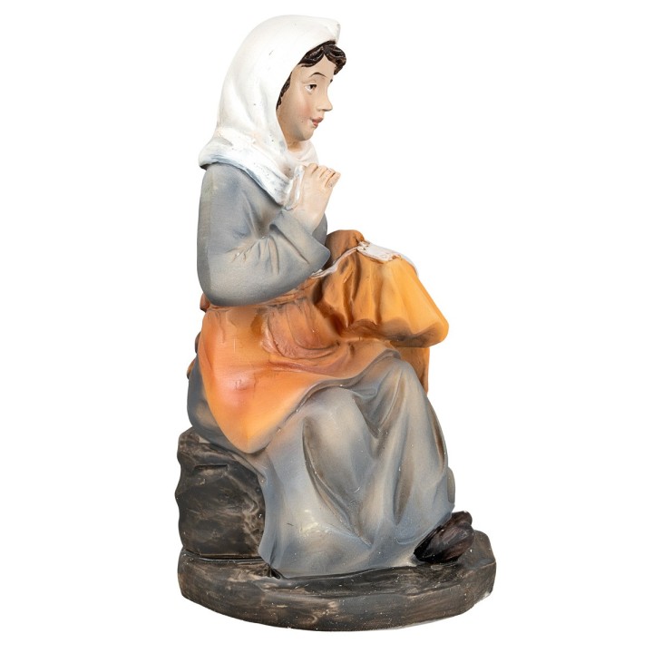 Woman sewing in resin series 15 cm