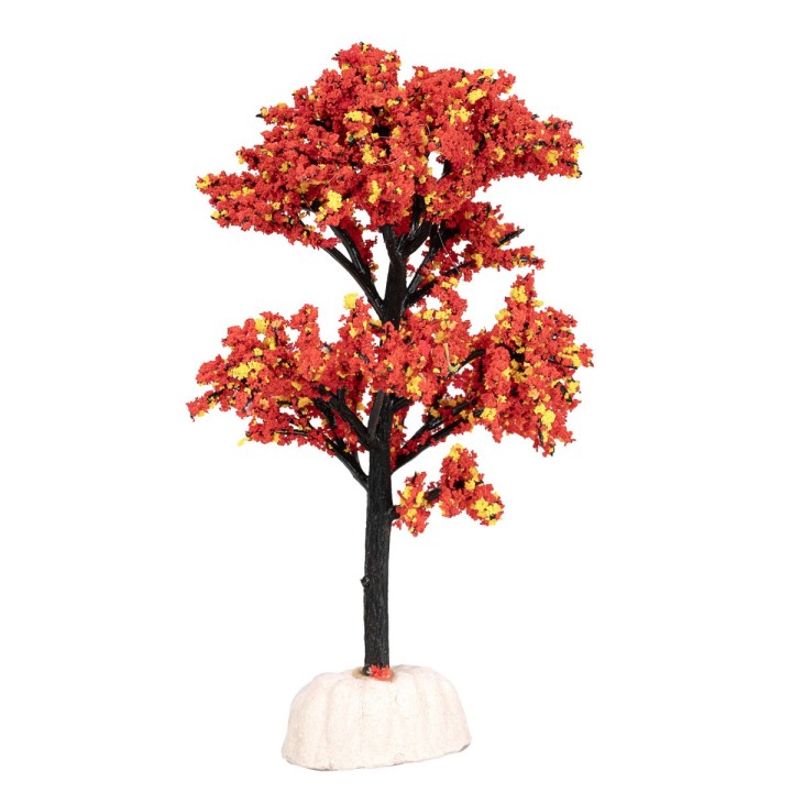 Árbol con hojas otoñales altura 12 cm