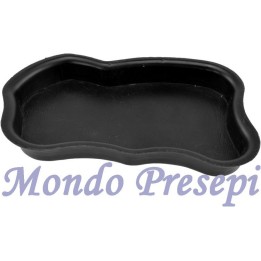 Estanque para belén hecho a mano en pvc cm 7,5x12x1 h