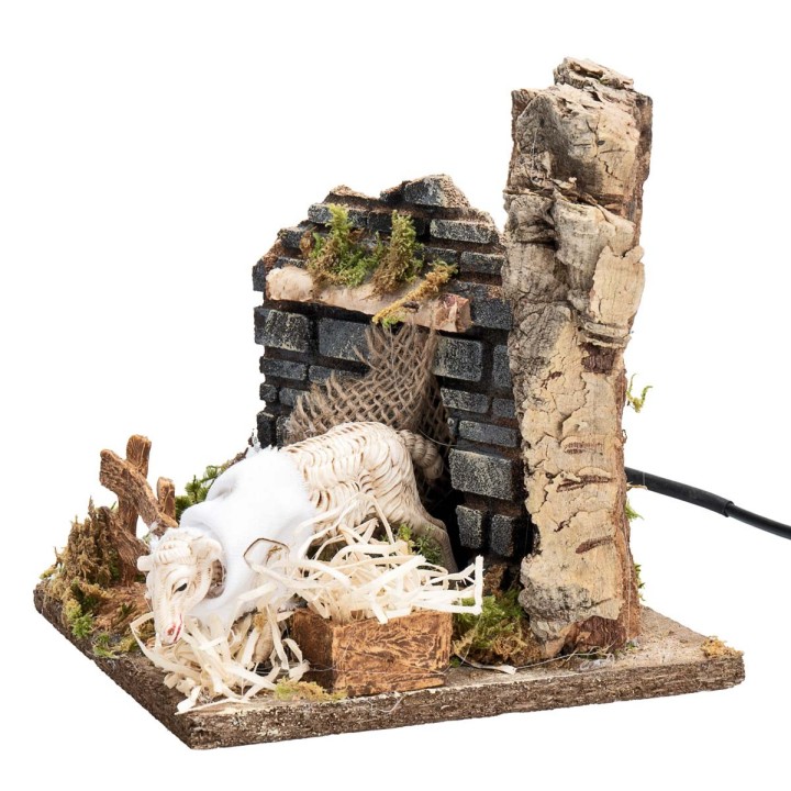 Moving sheep for 15 cm statues