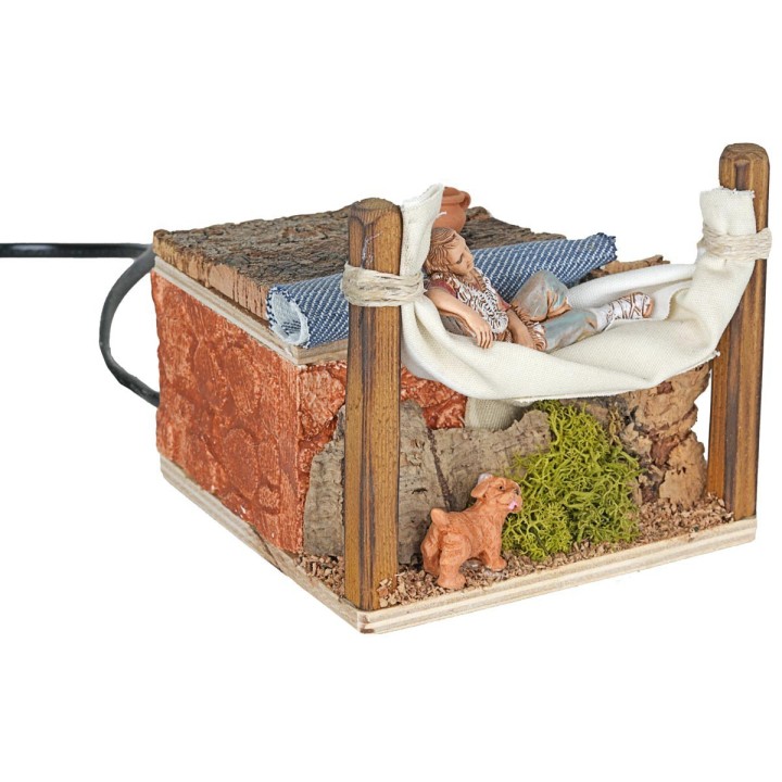 Sleeping on a moving hammock series 10 cm Landi Moranduzzo