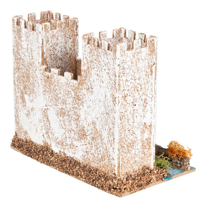Castillo de corcho cm 17x10x14