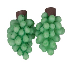 Set de racimos de uvas verdes 1,5 cm