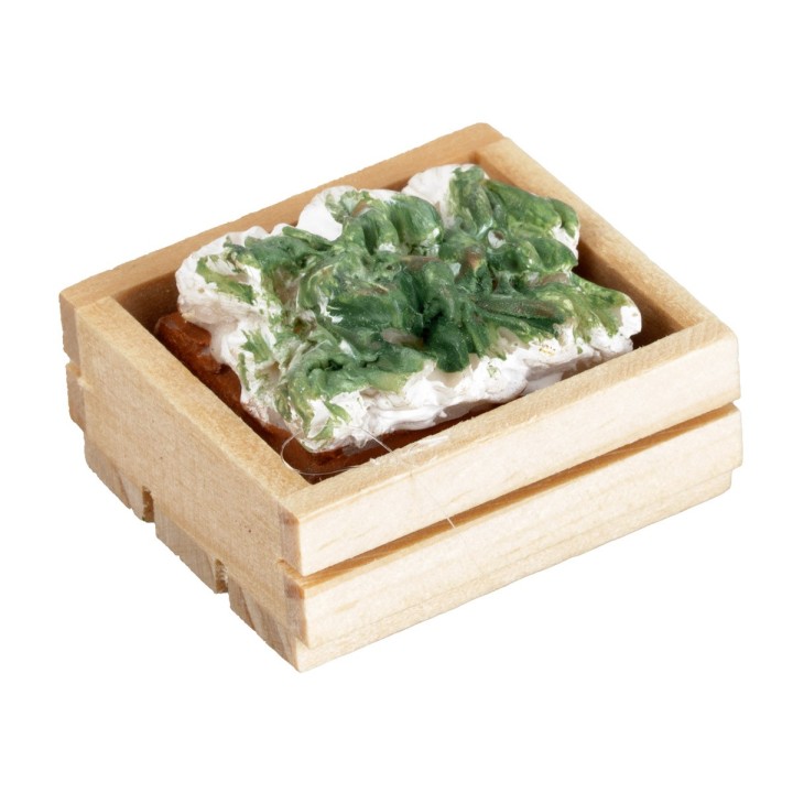 Caja de madera con hinojos de 3x2,1,9 cm