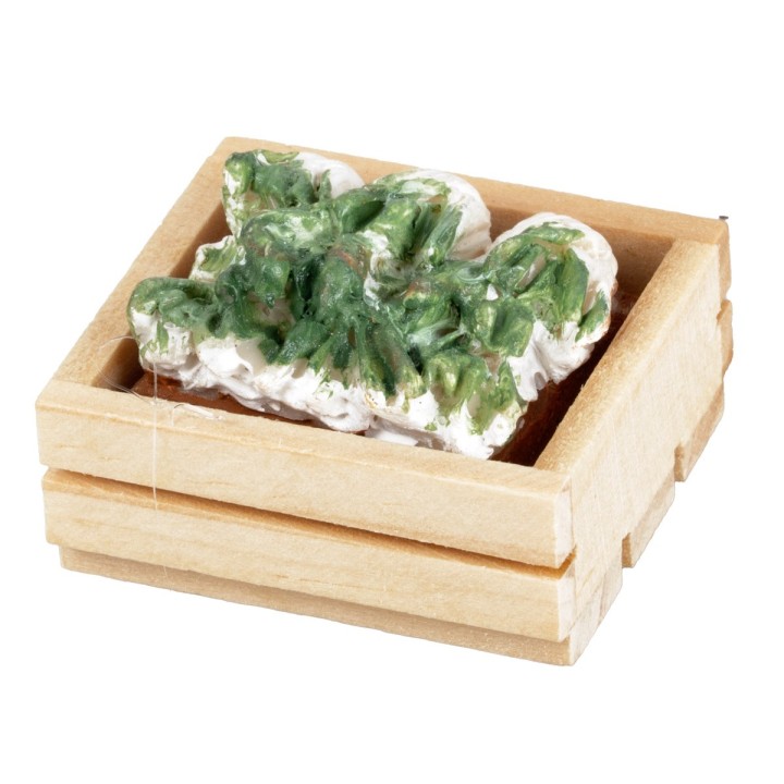 Wooden crate with fennels h 3x2,1.9 cm