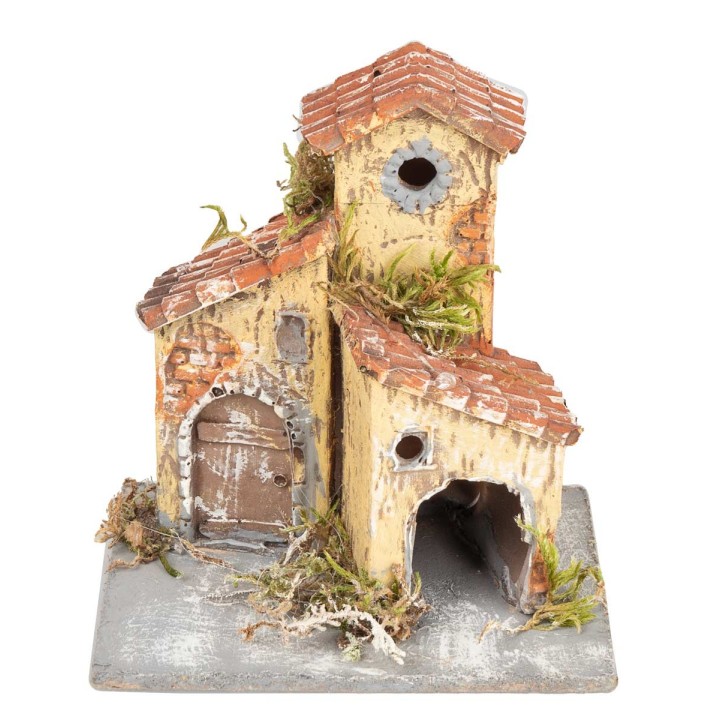 Casa de resina para belén h 9,8x8x10,5 cm