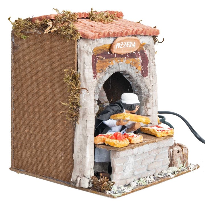 Pizzaiolo 10 cm in motion with working light