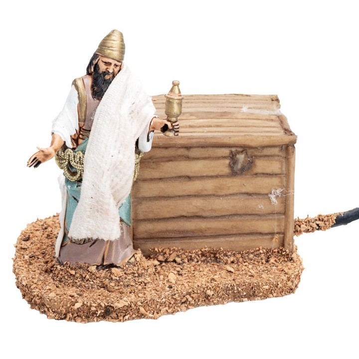 Set tre Re Magi in movimento 10 cm