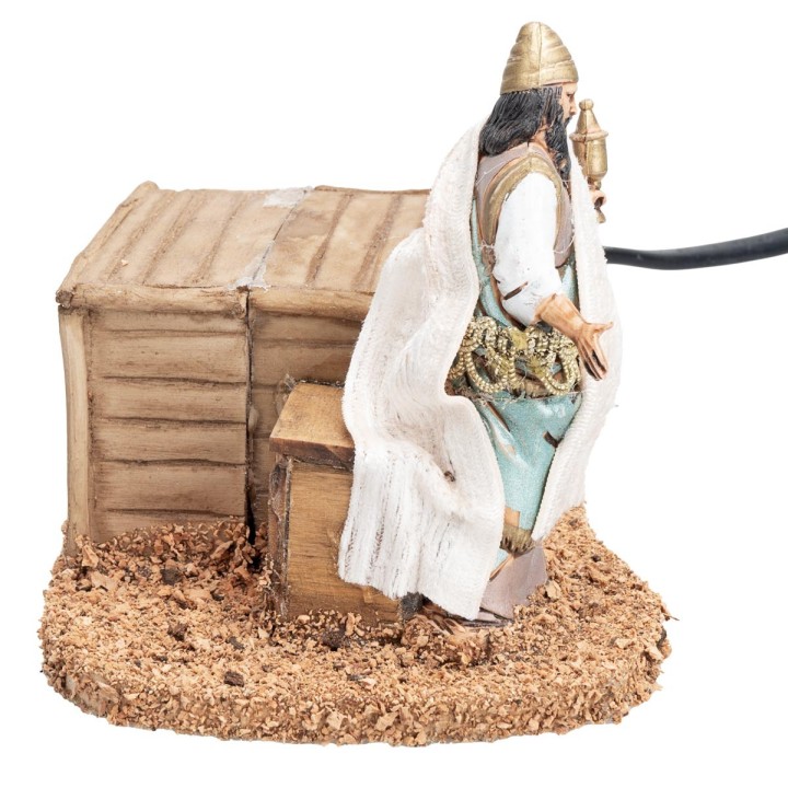 Set tre Re Magi in movimento 10 cm