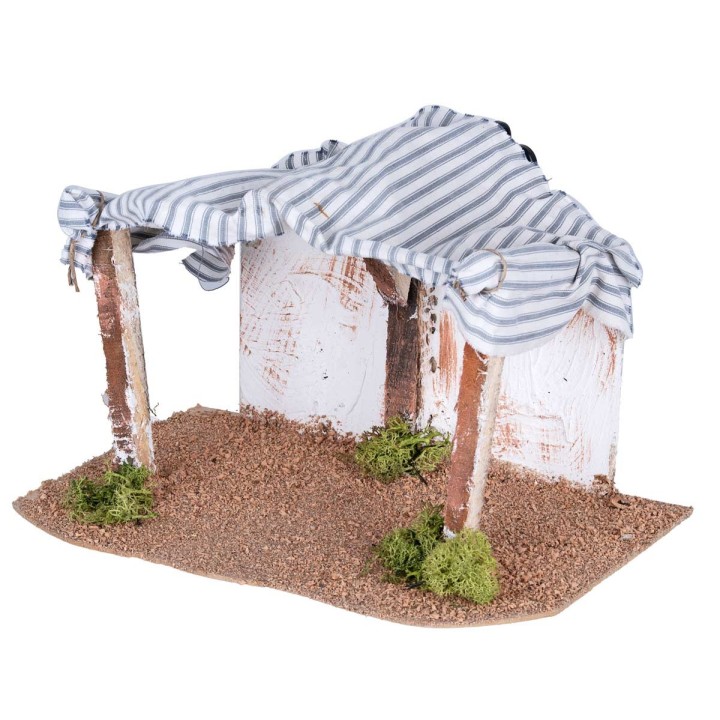 Arab hut or tent cm 29.7x19.5x18.5 h