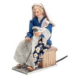 Woman sewing with double movement series 30 cm