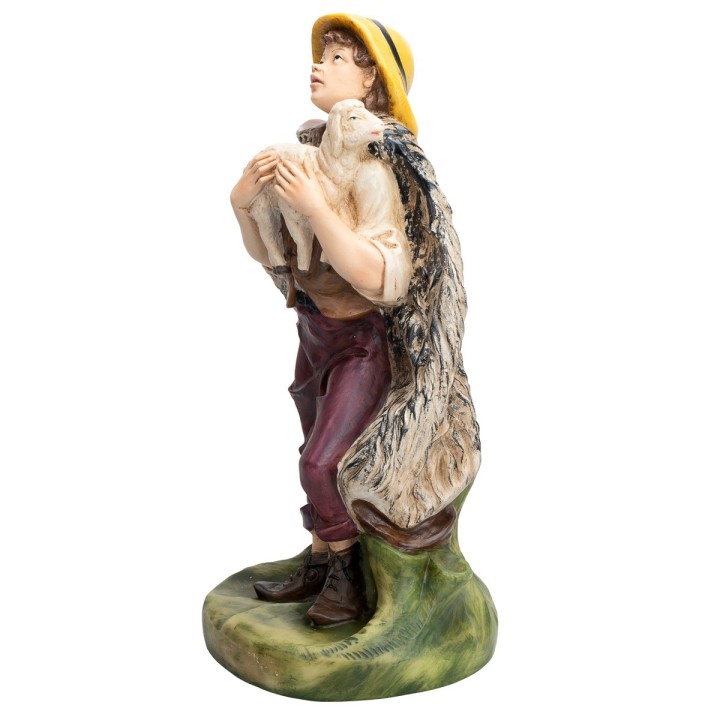 Shepherd with lamb Euromarchi 45 cm