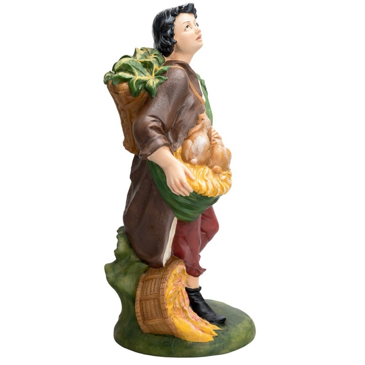 Farmer with rabbits Euromarchi 45 cm