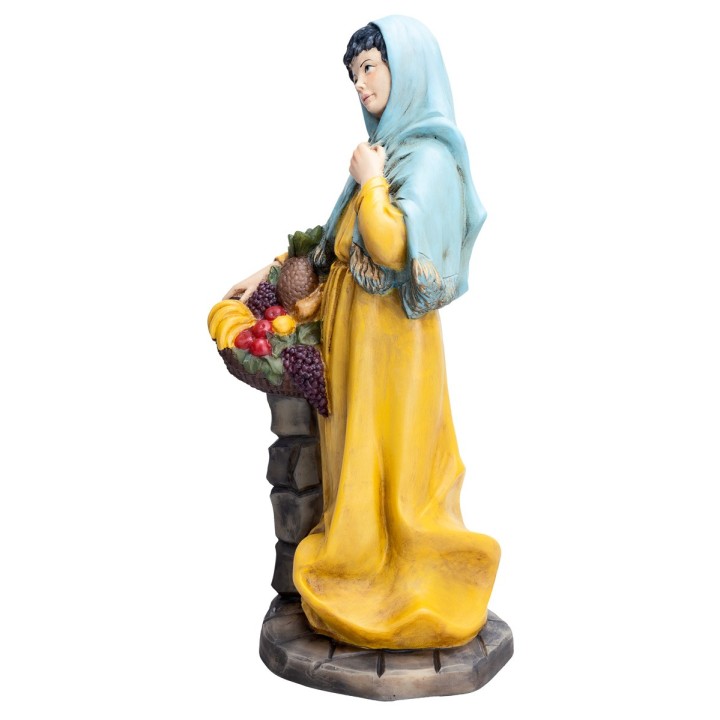 Donna con cesto Euromarchi 45 cm