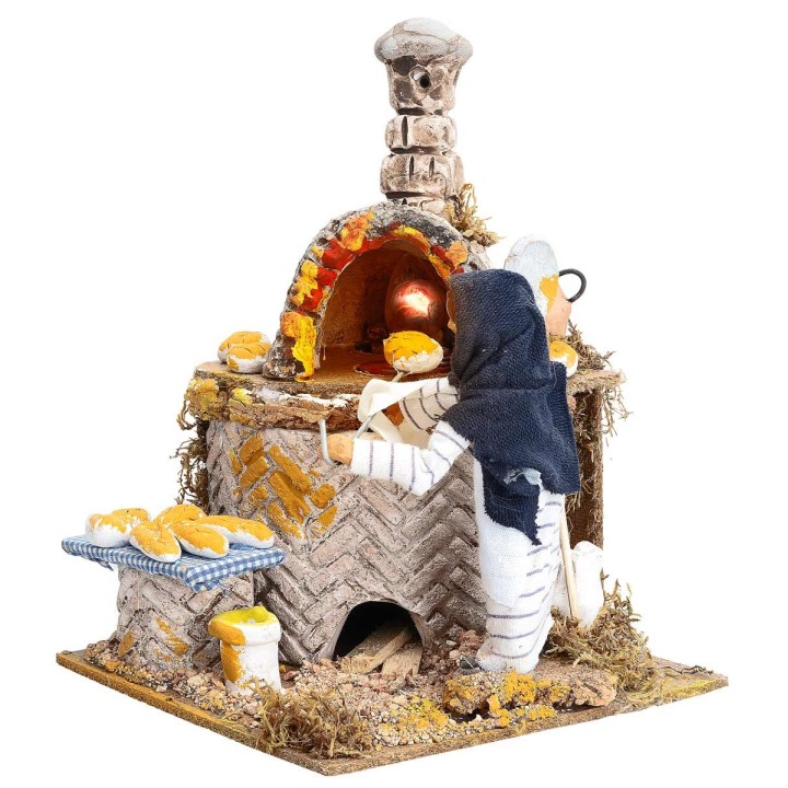 13 cm moving baker with working light
