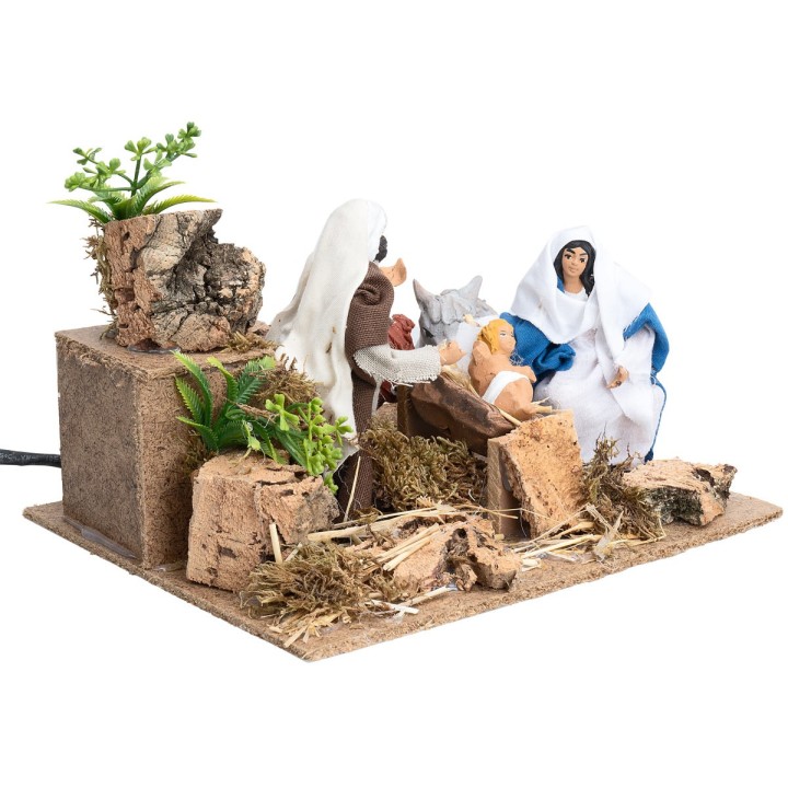 Natività serie 12 cm con doppio movimento