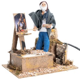 Pintor 15 cm en movimiento