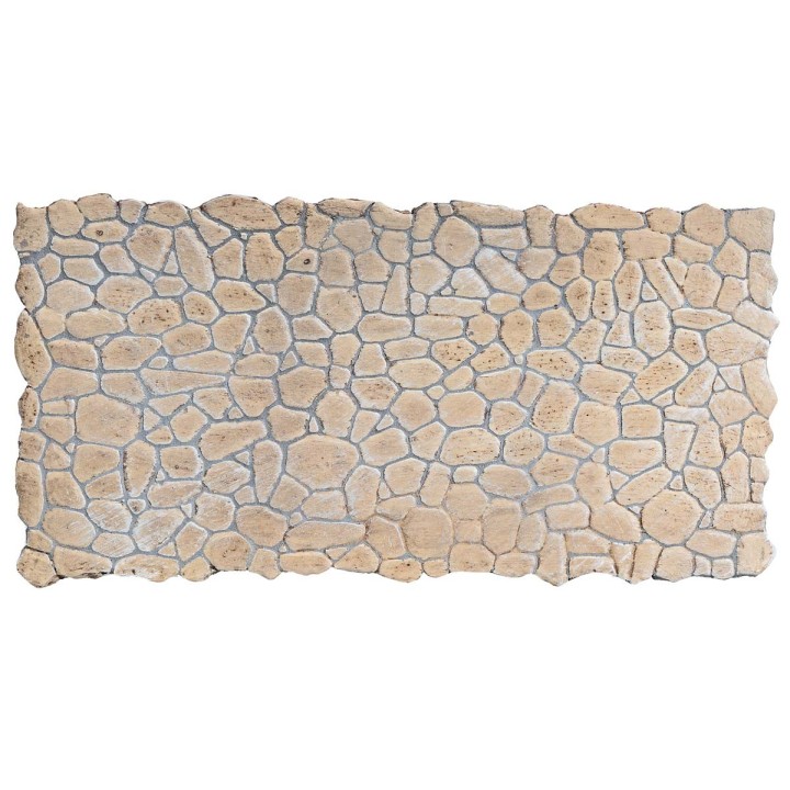 Paving slab for resin flooring with joints cm 30.5x15.5x0.8