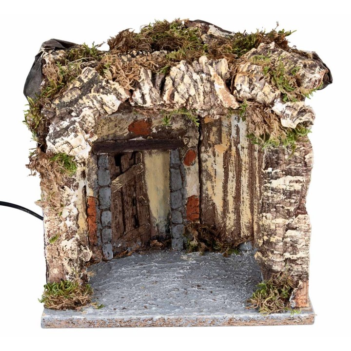 Grotta illuminata cm 25,5x25x25 h