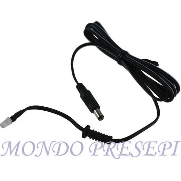 Led fuoco giallo mm5 con spinotto