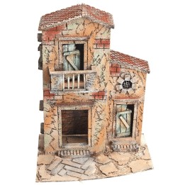 Casa napolitana con balcón cm 28x19,5x36,5 h