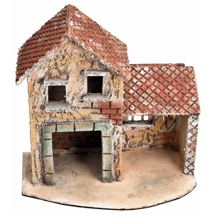 Casa napoletana a due piani con ripostiglio cm 24,5x15x25,3 h