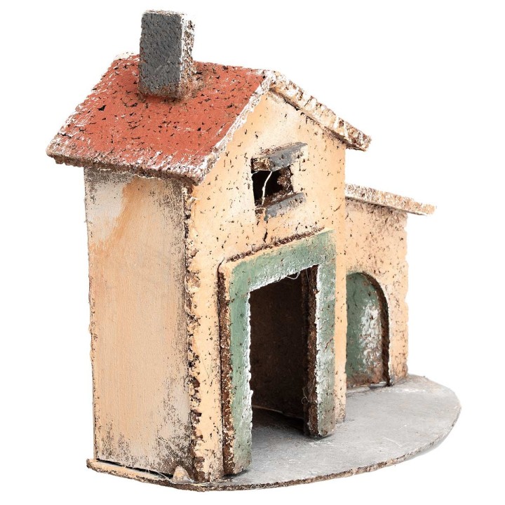 Casita napolitana con arco lateral cm 12,5x7x12,5 h