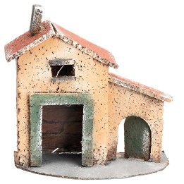 Casita napolitana con arco lateral cm 12,5x7x12,5 h
