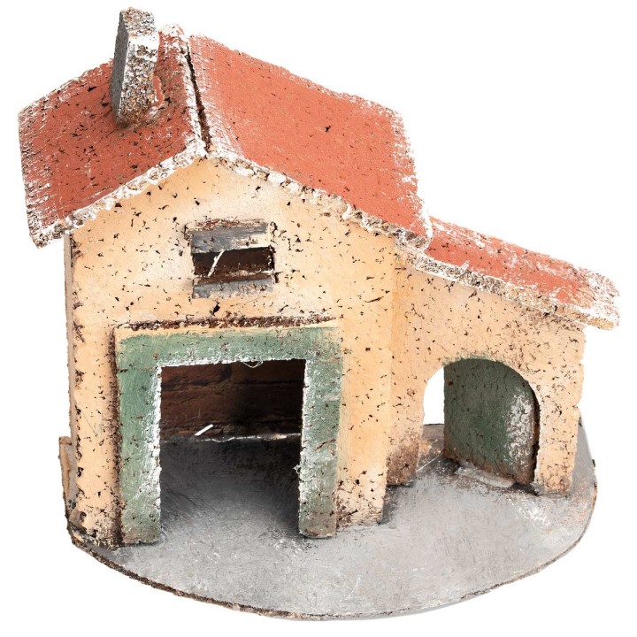 Casita napolitana con arco lateral cm 12,5x7x12,5 h