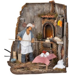 30 cm Moving Baker with Fire