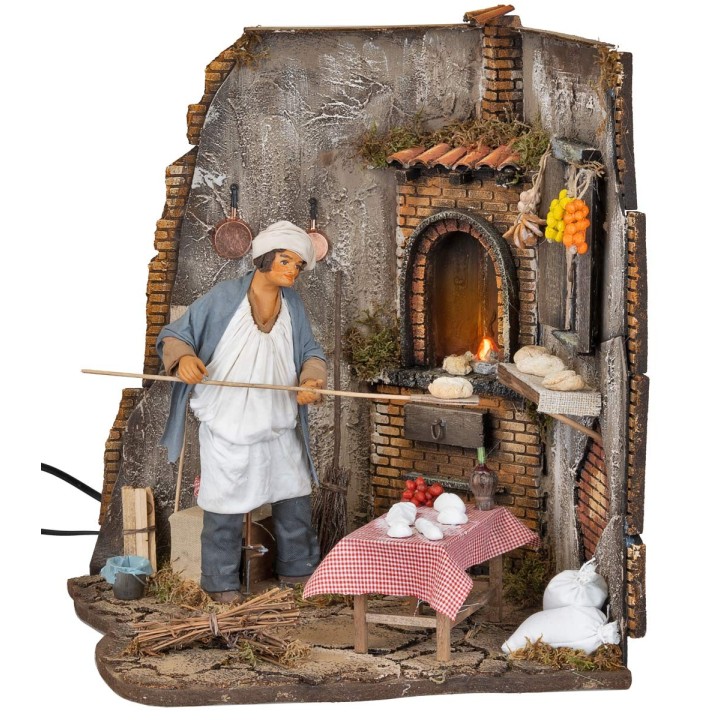30 cm Moving Baker with Fire