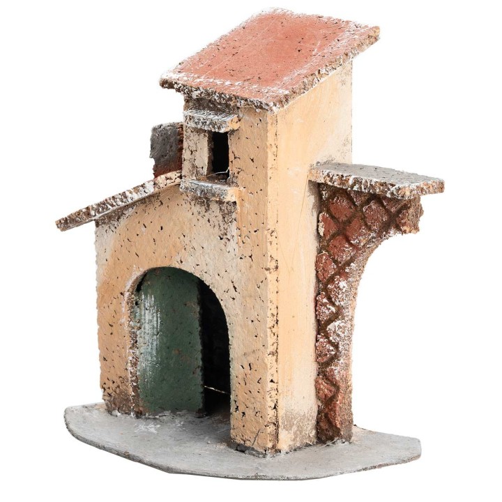 Casita napolitana con medio arco cm 11x7,5x13 h
