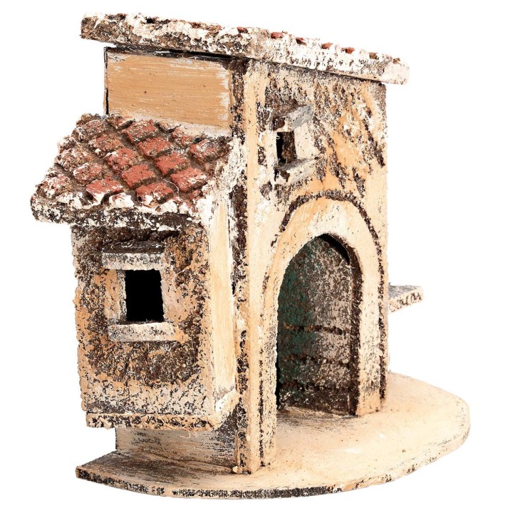 Neapolitan house with large arch cm 12x7x11.5 h