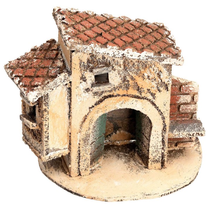 Neapolitan house with large arch cm 12x7x11.5 h