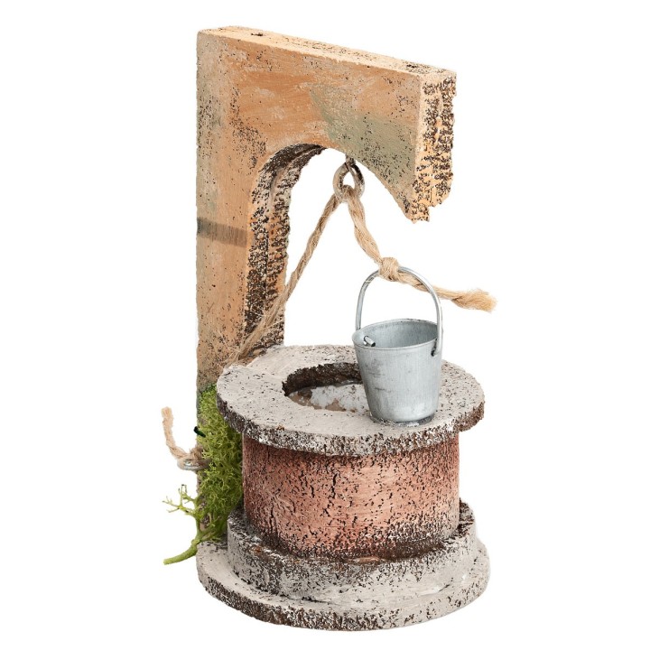 Pozzo con secchio consigliato per statue 10 cm