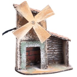 Electric powered windmill with storage cm 14x8x16 h