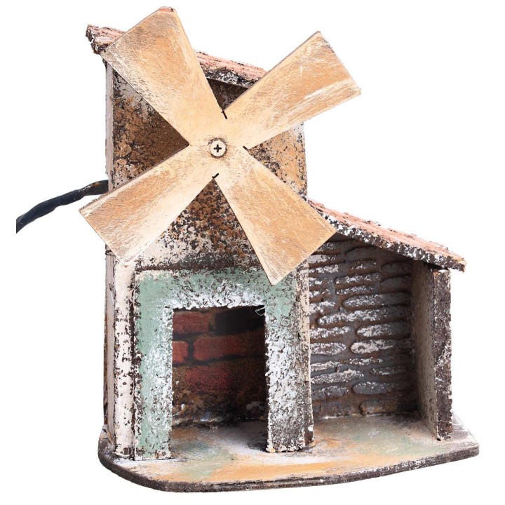 Electric powered windmill with storage cm 14x8x16 h