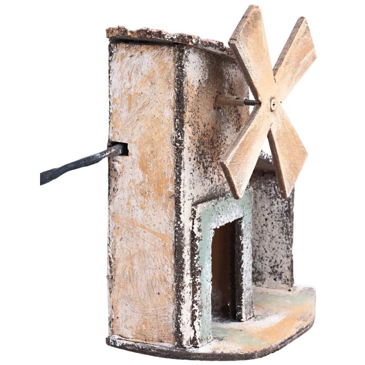 Electric powered windmill with storage cm 14x8x16 h